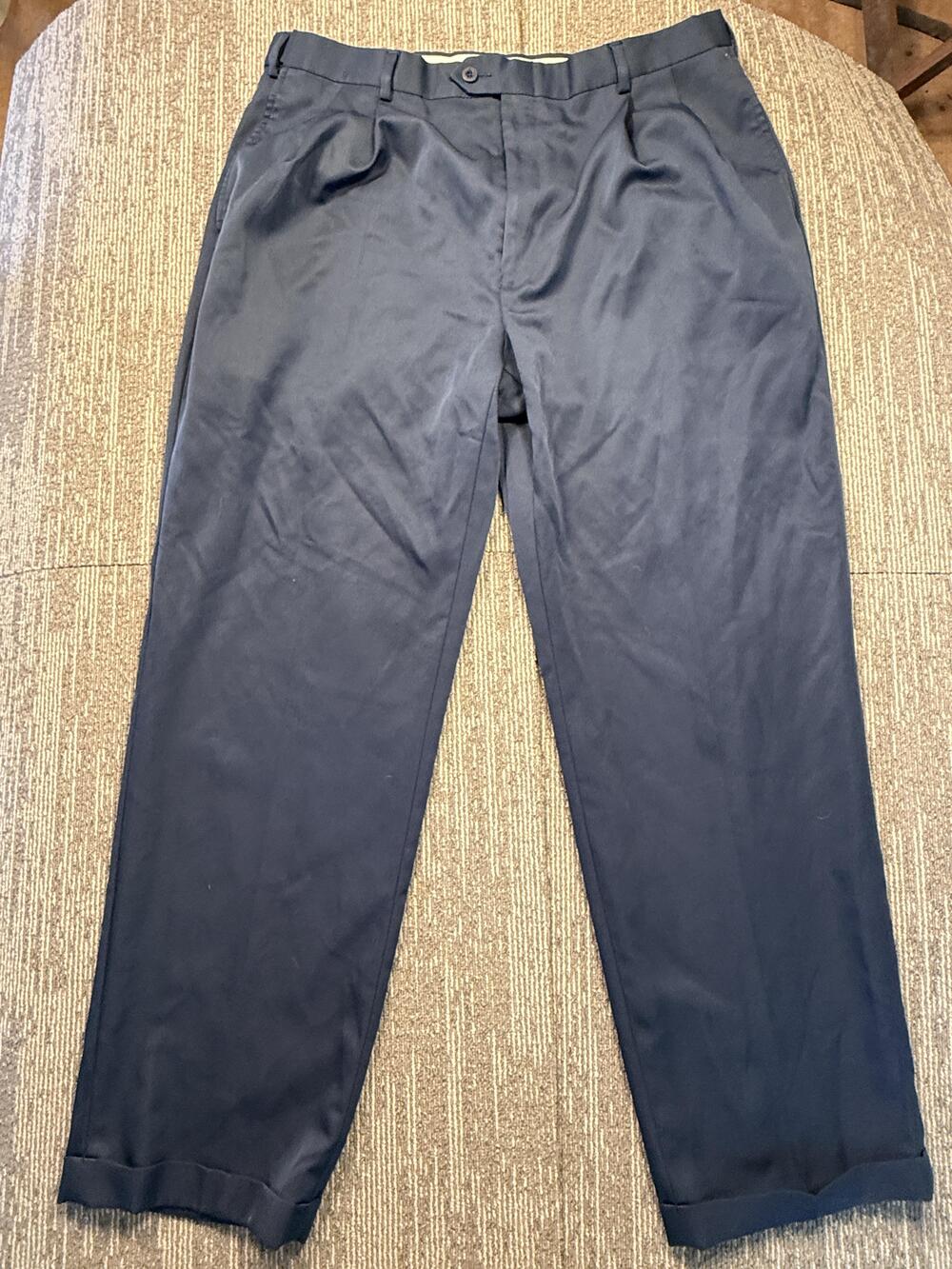 Jos. A. Bank Pants Mens 38x30 Blue Leadbetter Golf Twill Khakis Casual